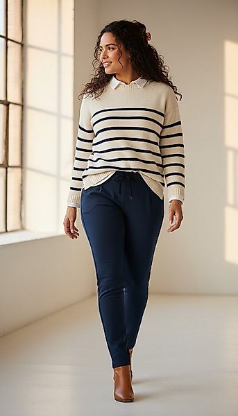 OriginalYou Chinohose Schlupfhose Damen Stretchhose moderne Freizeithose au günstig online kaufen