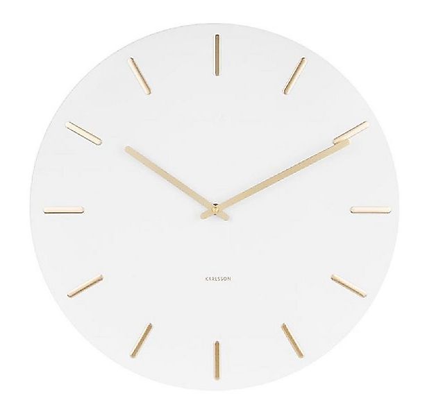Karlsson Uhr Wanduhr Charm Weiß (45cm) günstig online kaufen