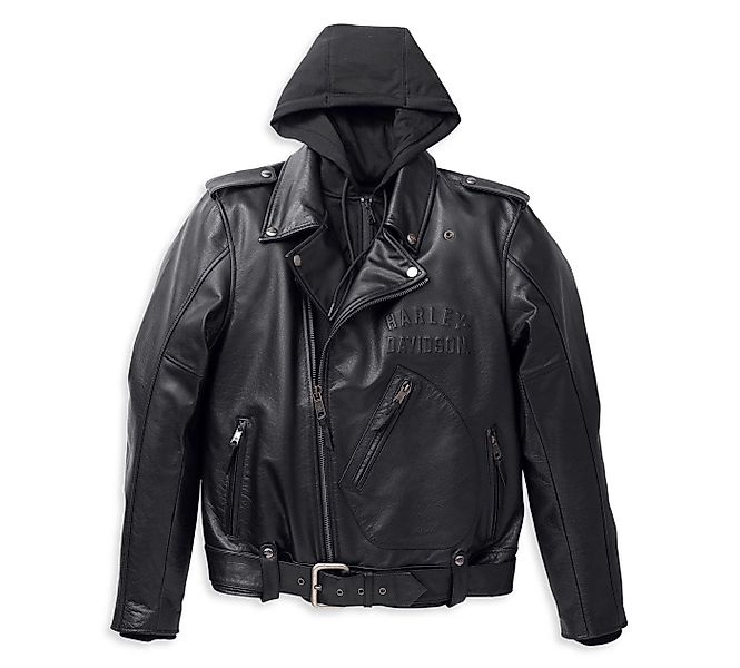 HARLEY-DAVIDSON Motorradjacke Herren Potomac 3-in-1 Leder Protektorenjacke günstig online kaufen