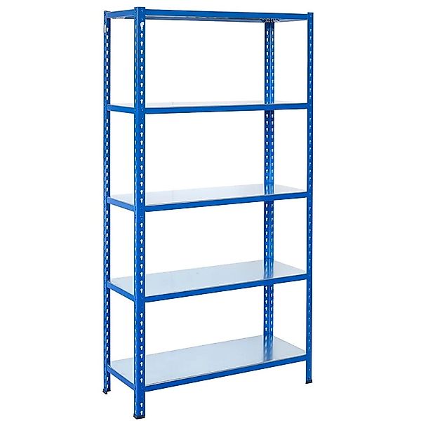 Ar Shelving Steckregal Blau & Verzinkt 250 x 60 x 40 cm 5 Böden 180 kg günstig online kaufen