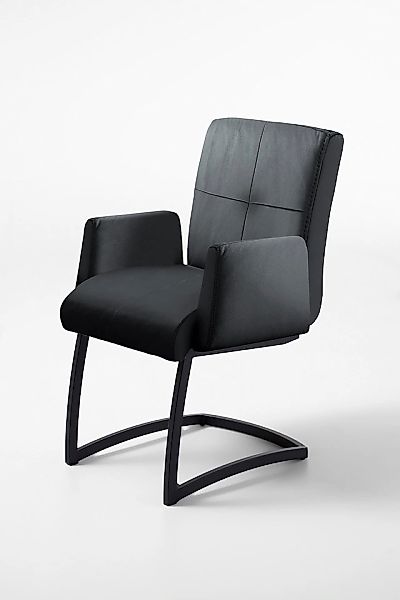 exxpo - sofa fashion Freischwinger »Affogato mit komfortablen Armlehnen«, K günstig online kaufen