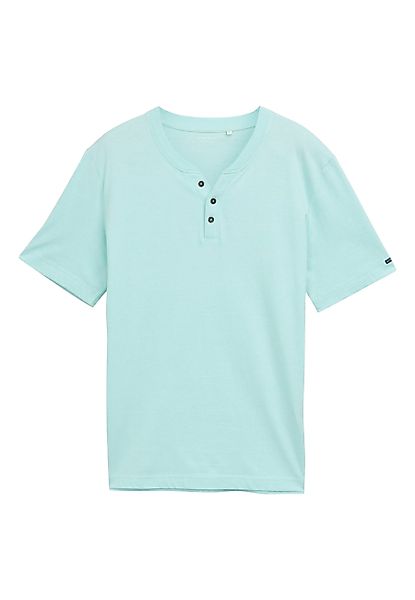 TOM TAILOR Henleyshirt T-Shirt Kurzarmshirt (1-tlg) günstig online kaufen