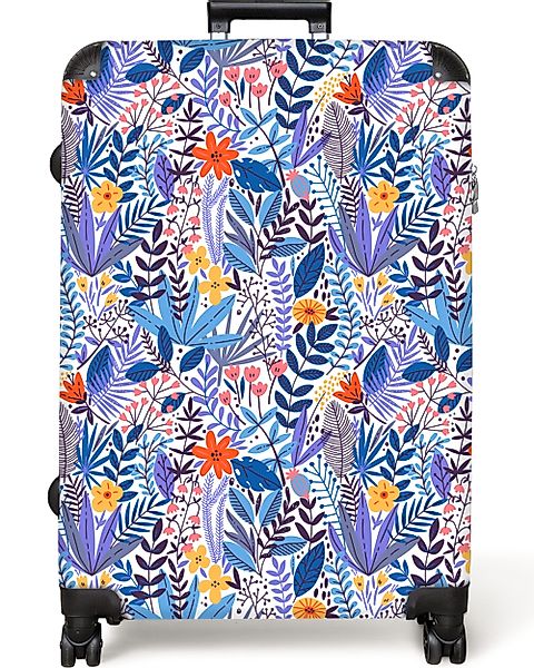NoBoringSuitcases.com© Hartschalen-Trolley Blumen - Pflanzen - günstig online kaufen