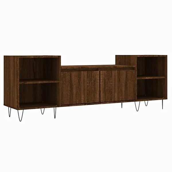 vidaXL TV-Schrank TV-Schrank Braun Eichen-Optik 160x35x55 cm Holzwerkstoff günstig online kaufen