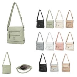 ITALYSHOP24 Schultertasche Damen Tasche Umhängetasche CrossBody günstig online kaufen