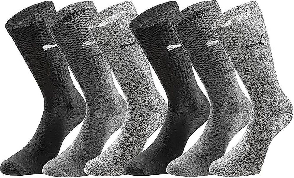 PUMA Sportsocken Puma Crew Sportsocken Tennissocken 6er Pack günstig online kaufen