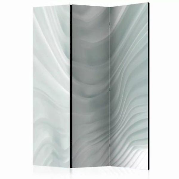artgeist Paravent Waving White [Room Dividers] weiß/grau Gr. 135 x 172 günstig online kaufen