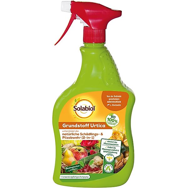 Solabiol Pflanzenstärkungsmittel Grundstoff Urtica Spray 1 günstig online kaufen