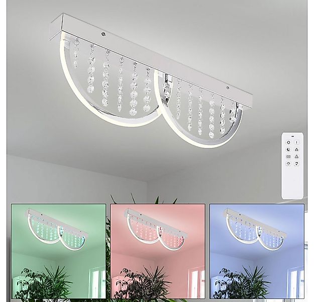 GLOBO LIGHTING LED Deckenleuchte, LED-Leuchtmittel fest verbaut, Warmweiß, günstig online kaufen