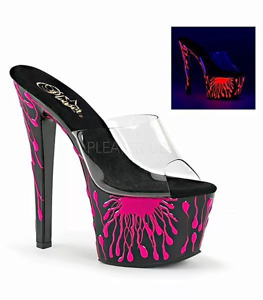 Plateau Pantolette SKY-301-5 - Neon Pink (Schuhgröße: EUR 38) günstig online kaufen