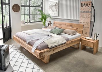 Home affaire Nachtkonsole "Ultima Balkenbett Doppelbett, Füße mit Kufenform günstig online kaufen