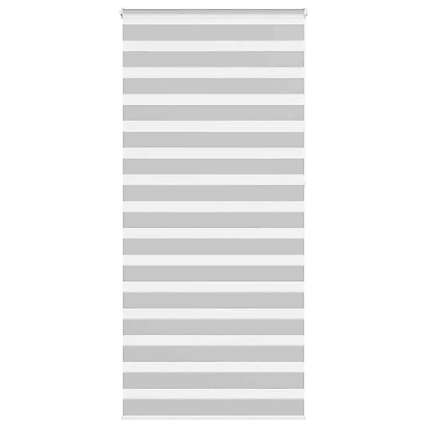 vidaXL Doppelrollo Hellgrau 105x230 cm Stoffbreite 100,9 cm Polyester 40144 günstig online kaufen