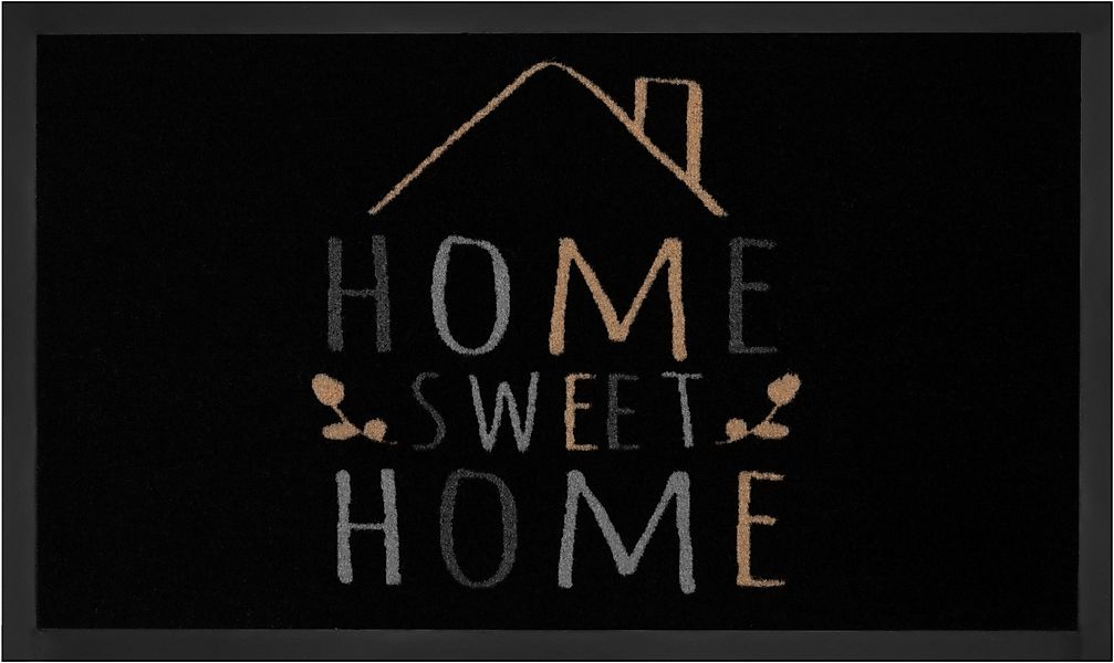 HANSE Home Fußmatte »Sweet Home 2«, rechteckig, mit Spruch, Schrift Design, günstig online kaufen