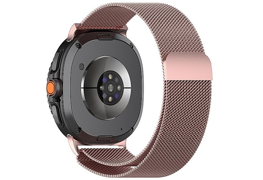 Wigento Smartwatch-Armband Für Samsung Galaxy Watch 8 / 8 Classic Metall Me günstig online kaufen