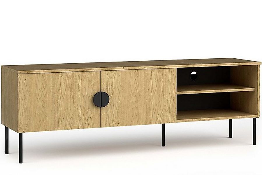 KONSIMO® TV-Schrank VIDIS TV-Board, TV Möbel, Holzstruktur, hergestellt in günstig online kaufen
