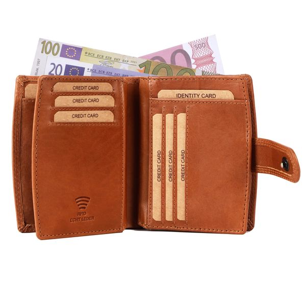 Benthill Geldbörse Damen Echt Leder Geldbeutel günstig online kaufen