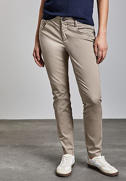 STREET ONE Chinohose, Middle Waist günstig online kaufen