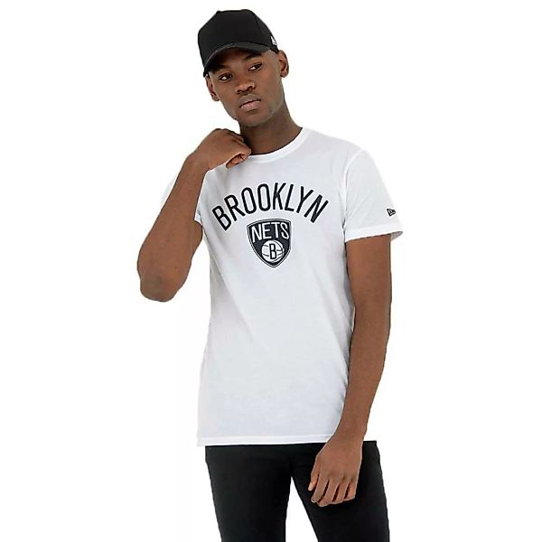 New Era Team Logo Brooklyn Nets Kurzärmeliges T-shirt L White günstig online kaufen