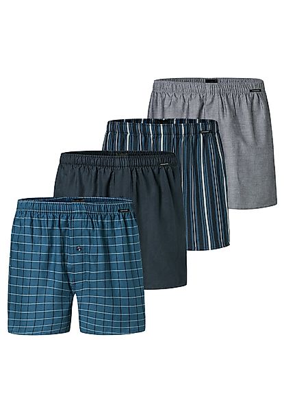 Schiesser Boxershorts 4er Pack Web (Spar-Set, günstig online kaufen