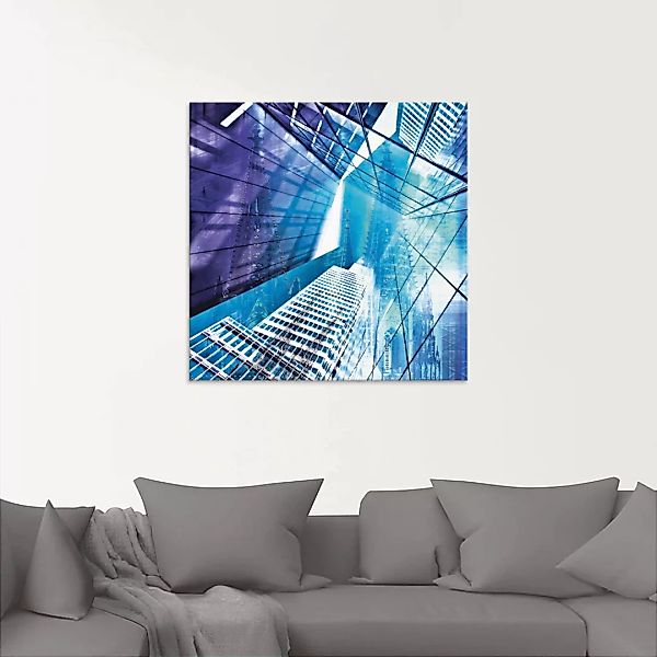 Artland Glasbild "Köln Skyline Abstrakte Collage 11", Gebäude, (1 St.), in günstig online kaufen
