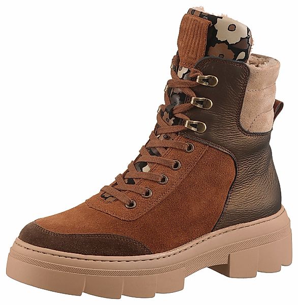 Waldläufer Schnürboots "H-SAIGA" Schnürstiefelette, Plateauboots in Komfort günstig online kaufen