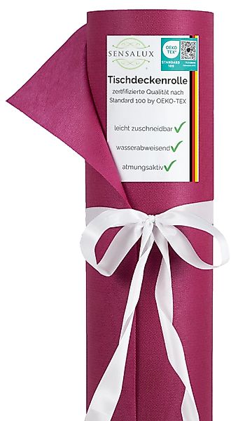 Sensalux Tischdecke Sensalux Tischdeckenrolle, 1m x 25m Dunkelblau günstig online kaufen