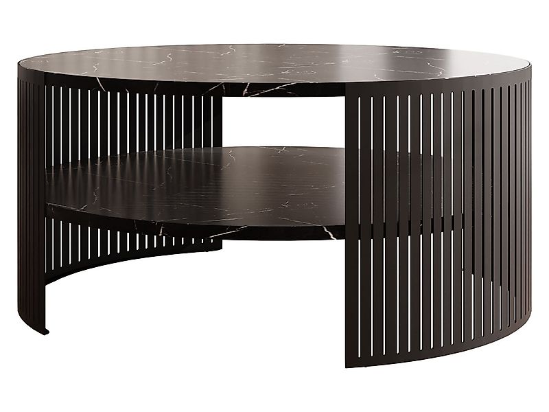 MIRJAN24 Couchtisch Fikoli, Beine und Seiten aus Stahl, schwarz pulverbesch günstig online kaufen