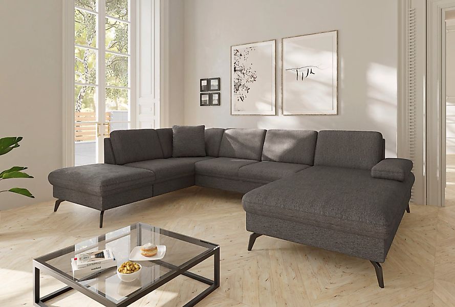 sit&more Wohnlandschaft "Morris Jubi U-Form, B: 300 cm" mit Armteilfunktion günstig online kaufen