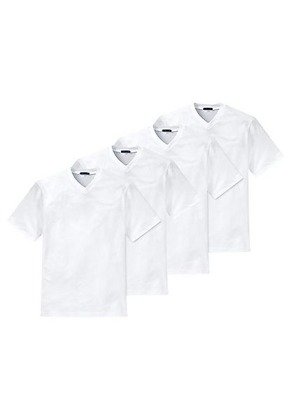 Schiesser Unterhemd 4er Pack American (Spar-Set, 4-St) Unterhemd / Shirt Ku günstig online kaufen