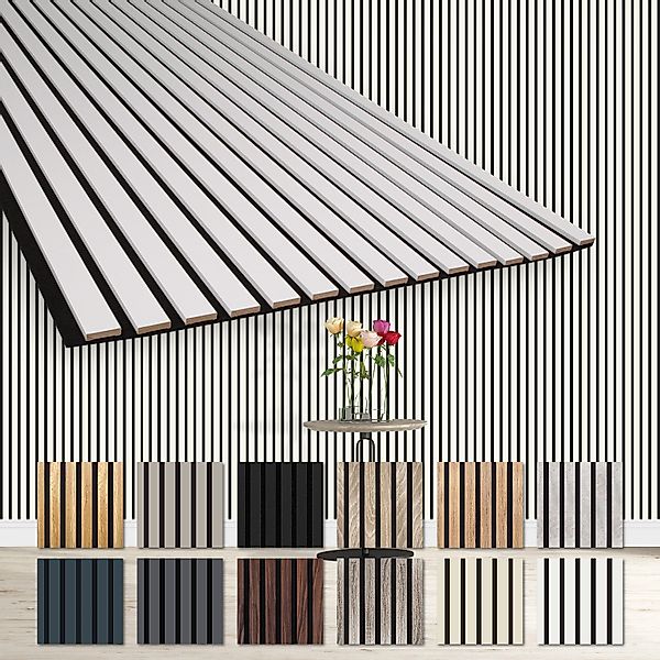 Hexim Wanddekoobjekt AP11 (Akustikpaneele 278x60cm Holz günstig online kaufen