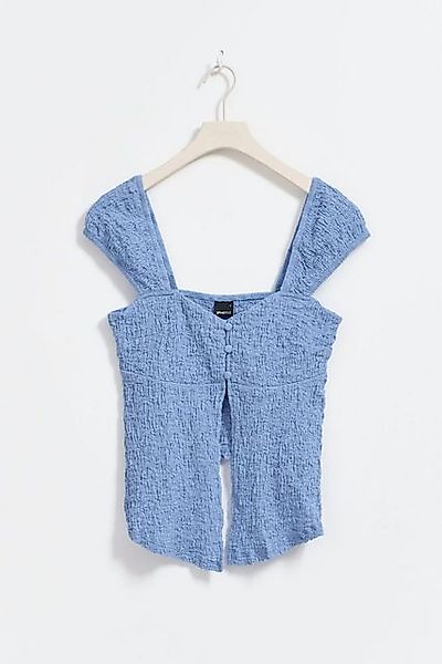 Gina Tricot Shirttop - Top - Shirt - Structure button top günstig online kaufen