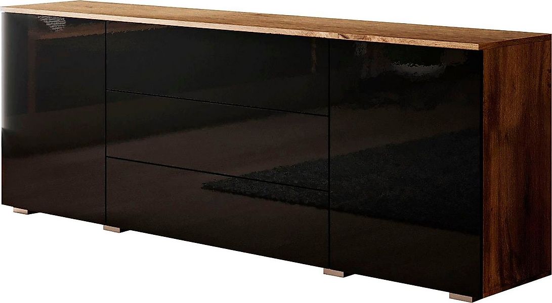 INOSIGN Sideboard PARIS (1 St), Moderne 150cm breite grifflose Kommode, vie günstig online kaufen