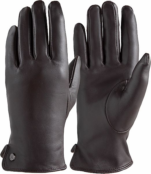 PEARLWOOD Lederhandschuhe "PAM" weiches Fleece-Innenfutter, Temperaturregul günstig online kaufen