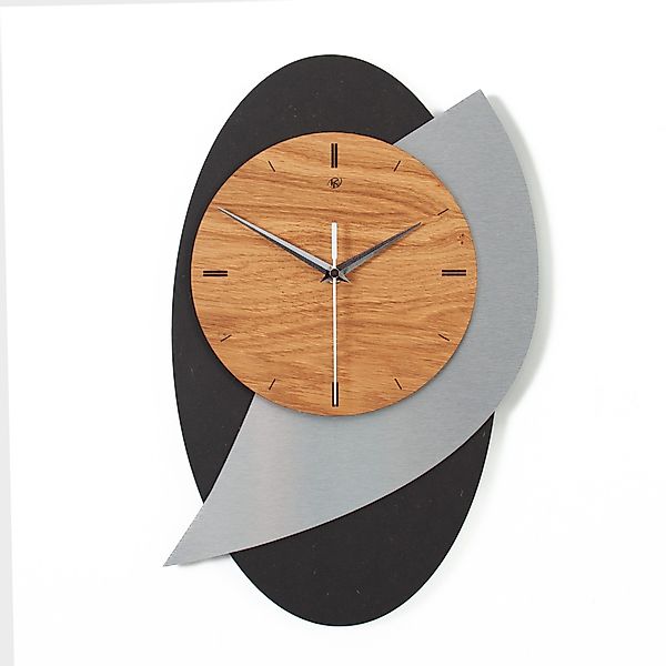 Kreative Feder Wanduhr Designer Wanduhr "Black günstig online kaufen