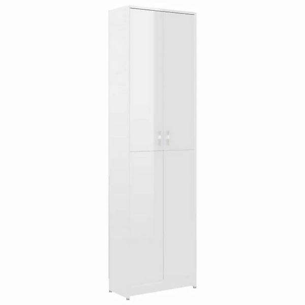 DOTMALL Garderobenschrank Garderobenschrank Hochglanz-Weiß 55x25x189 cm Hol günstig online kaufen