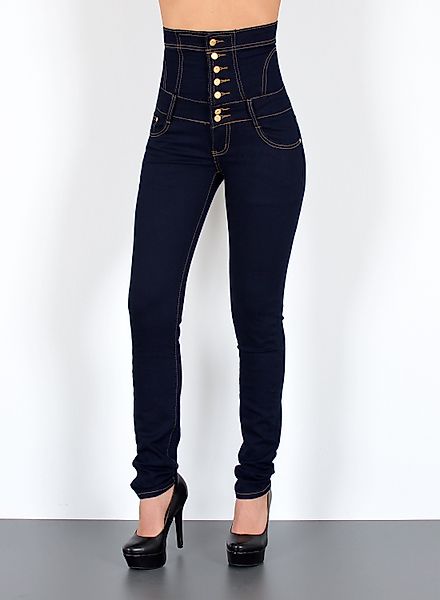 ESRA Skinny-fit-Jeans Damen Skinny Jeans 7 günstig online kaufen