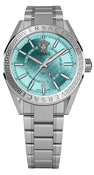 Versace Schweizer Uhr V-Code GMT, Mit Echtheitskarte und CLG Sicherheitsnum günstig online kaufen