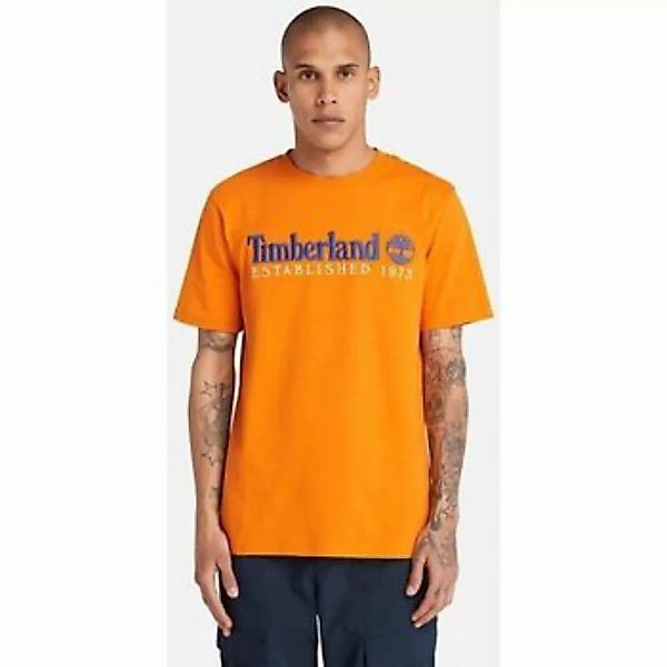 Timberland  T-Shirts & Poloshirts TB0A6SE1 SS EST. 1973 CREW TEE-ED1 DARK C günstig online kaufen