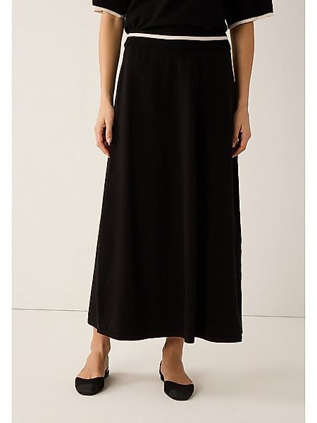MORE&MORE A-Linien-Rock glockig weiter Maxi-Schlupf-Strickrock günstig online kaufen