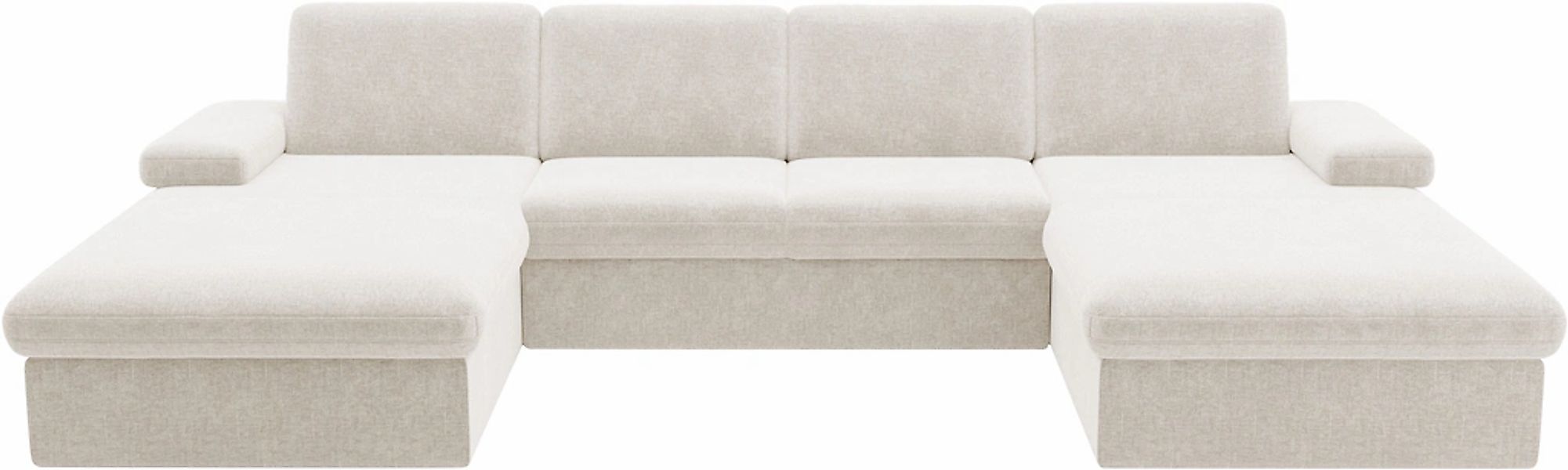 sit&more Wohnlandschaft »Moreno U-Form, B: 309 cm« mit Armteilverstellung, günstig online kaufen