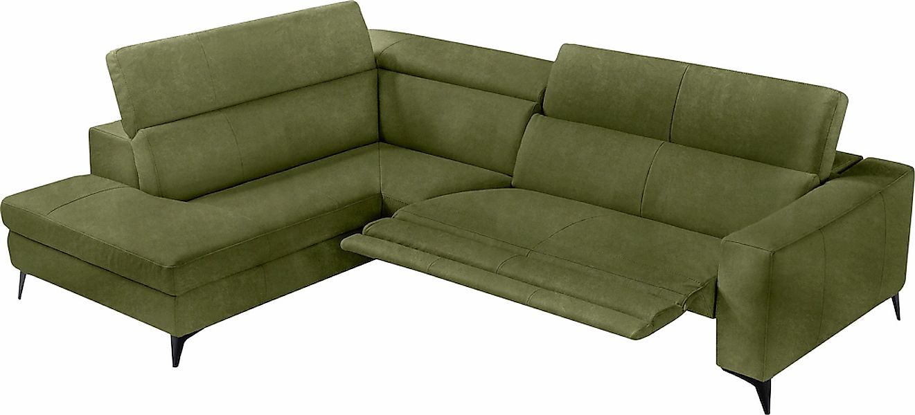 Egoitaliano Ecksofa "Edith, Designsofa mit hohem Sitzkomfort, L-Form", inkl günstig online kaufen