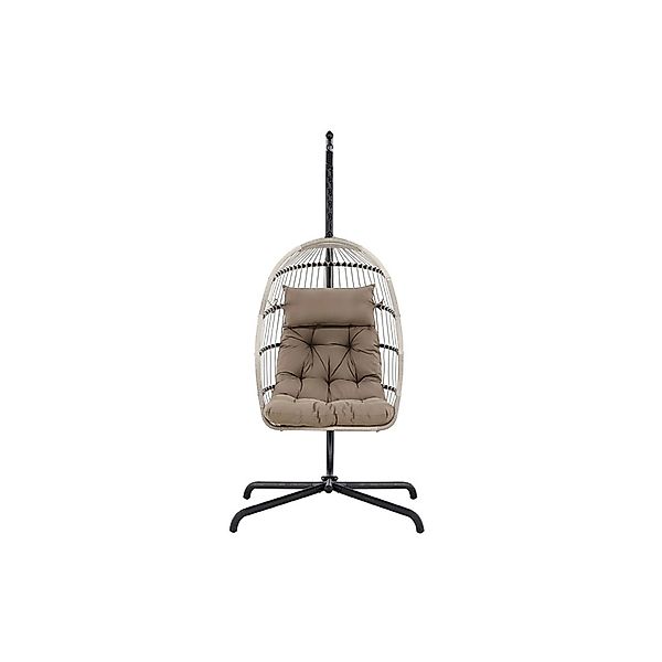 ebuy24 Trezza Hängesessel mit Stativ Grau Sitzhöhe cm 60 Sitzbreite cm 51 S günstig online kaufen