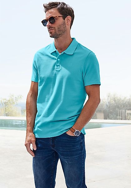 John Devin Poloshirt mit dezenter, hochwertiger Logostickerei günstig online kaufen