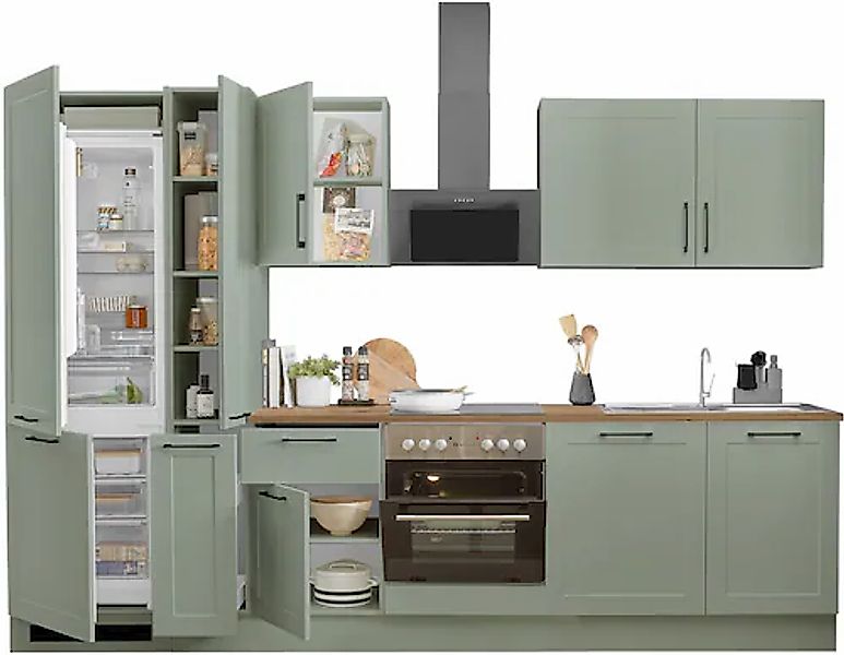 BASIC by Balculina Küchenzeile »Marsi«, Breite 310 cm, wahlweise mit E-Gerä günstig online kaufen