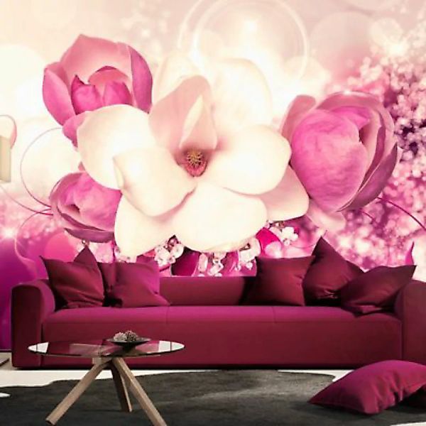 artgeist Fototapete Amaranthine Admiration creme/rosa Gr. 250 x 175 günstig online kaufen