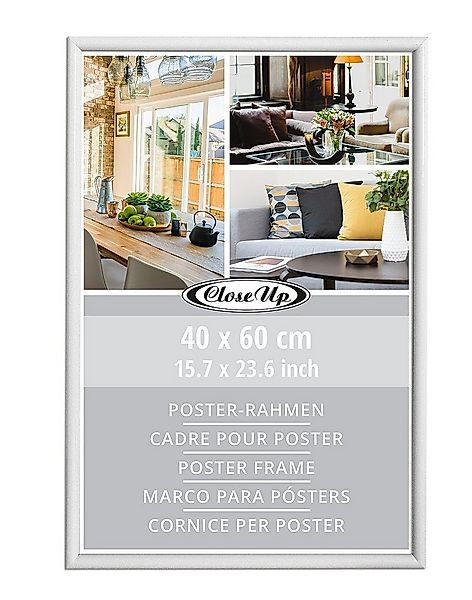 Close Up Bilderrahmen Posterrahmen 40 x 60 cm Kunststoff weiß günstig online kaufen