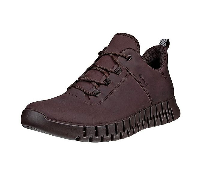 Ecco Gruuv Lea GTX (Glattleder, wasserdicht) dunkelbraun Herren Sneaker günstig online kaufen