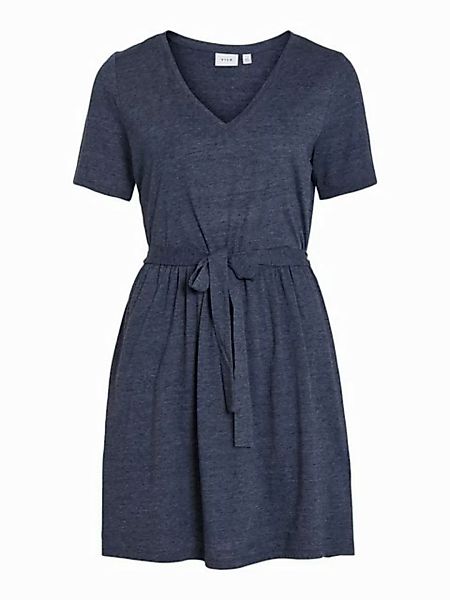 Vila Jerseykleid VILINNA V-NECK 2/4 BELT DRESS günstig online kaufen