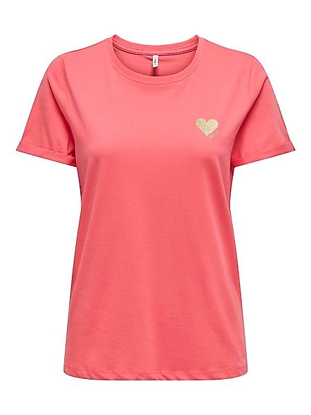 ONLY Kurzarmshirt ONLKITA S/S LOGO TOP günstig online kaufen
