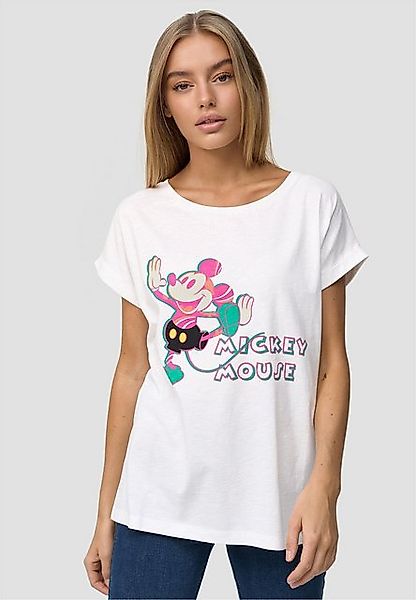 Recovered T-Shirt Mickey Mouse Colourful Pose (1-tlg) mit buntem Mickey Mou günstig online kaufen